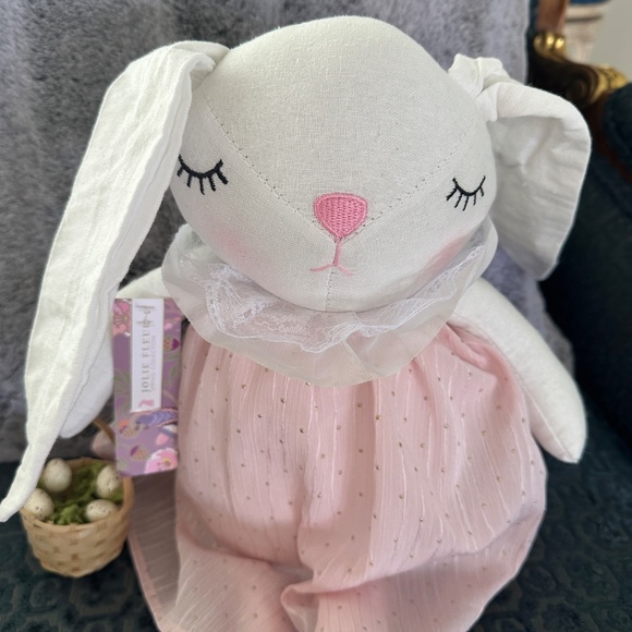 NWT JOLIE FLEUR  Bunny Shelf Sitter - Picture 7 of 7